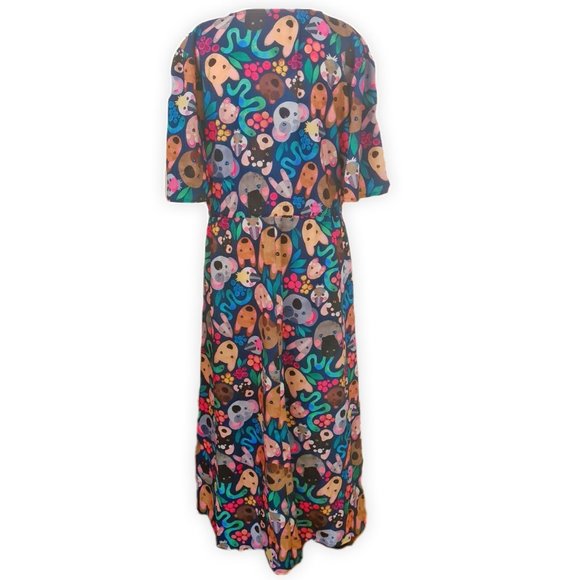 Little Party Dress Marley Aussie Animalia Dress Size 14 NWT - Picture 5 of 8